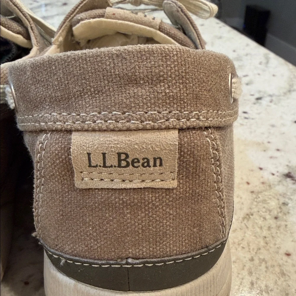 L.L. Bean Men's Tan Boat Shoes